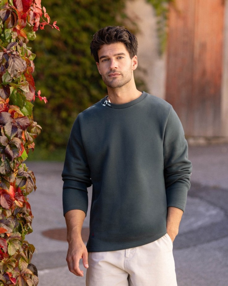 Sweat vert Gustave Coton Bio