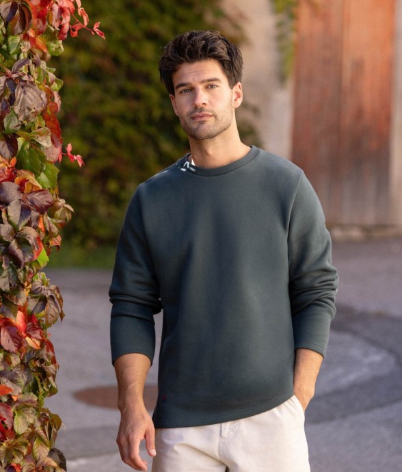 Sweat vert Gustave Coton Bio