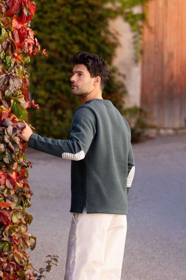 Sweat vert Gustave Coton Bio