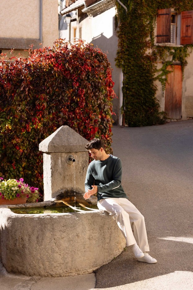 Sweat vert Gustave Coton Bio