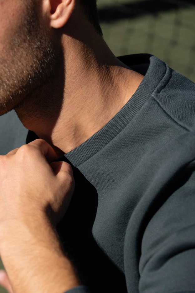 Sweat Balles Neuves vert Coton Bio