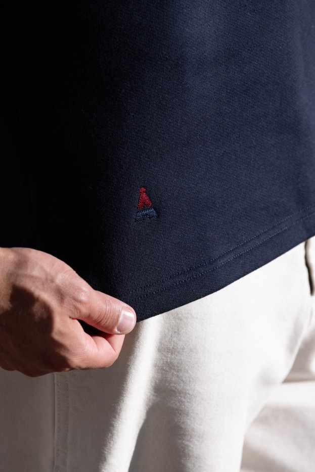 Sweat marine Gustave Coton Bio