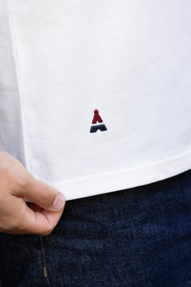 T-shirt Ski Set crème Coton Bio