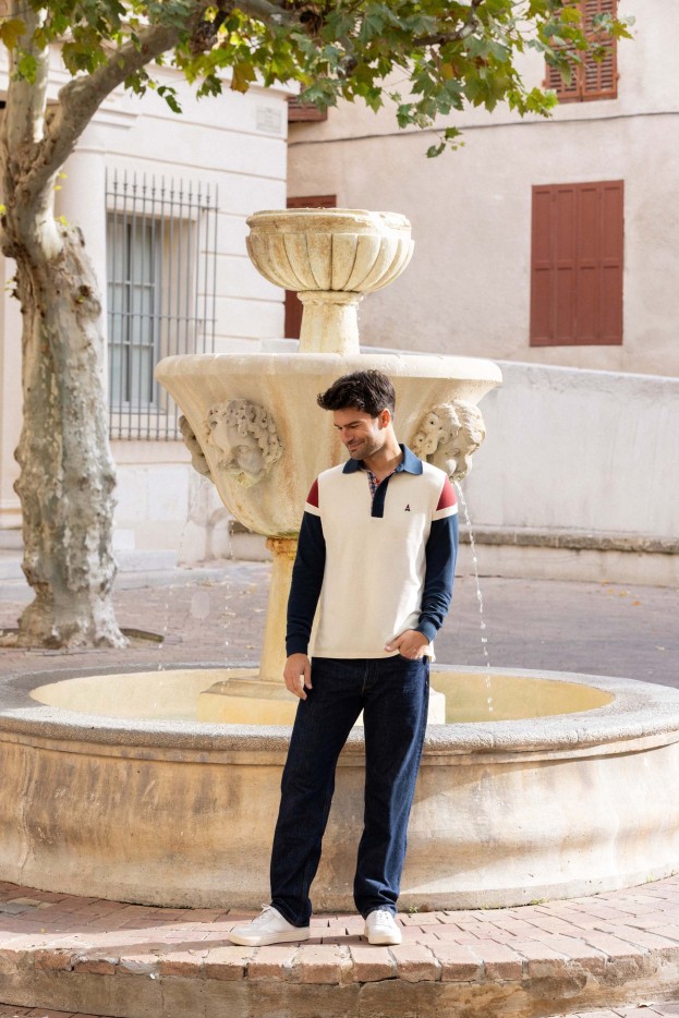 Polo ML beige Maurice Coton Bio