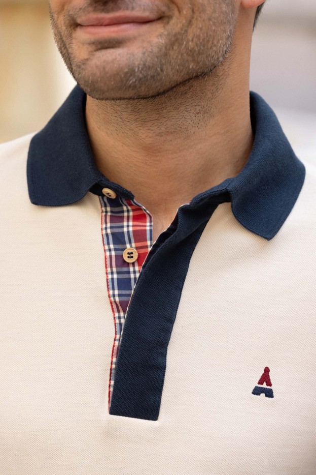 Polo ML beige Maurice Coton Bio