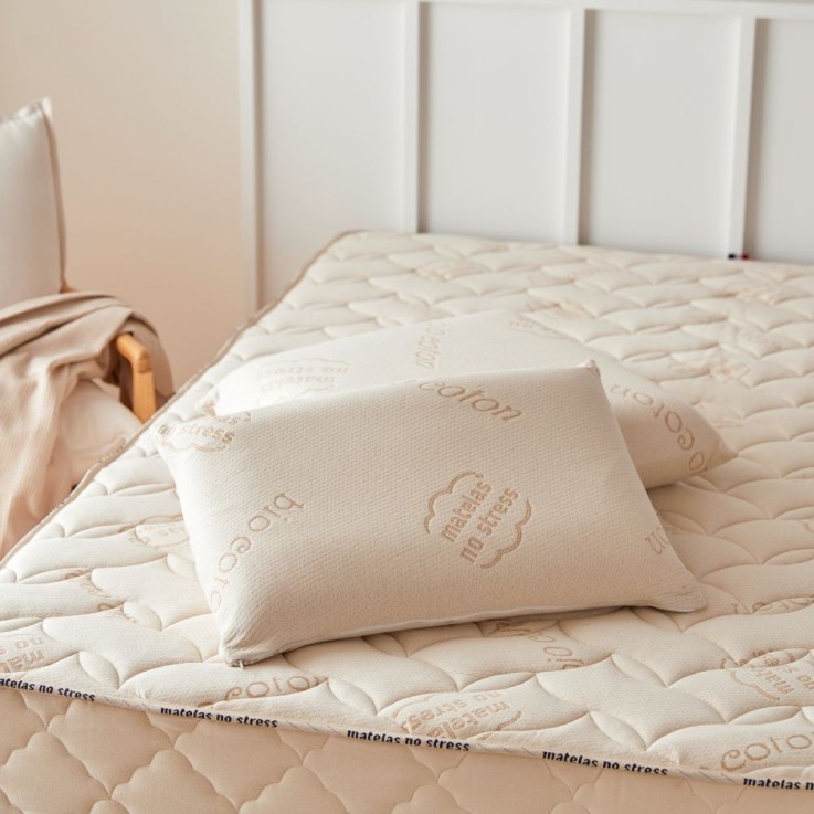 Oreiller latex et coton Bio