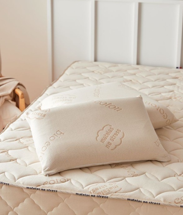 Oreiller latex et coton Bio