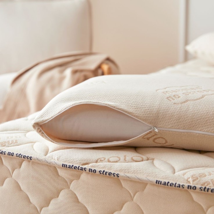 Oreiller latex et coton Bio