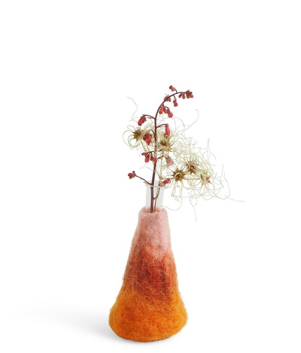 Soliflore en laine -...