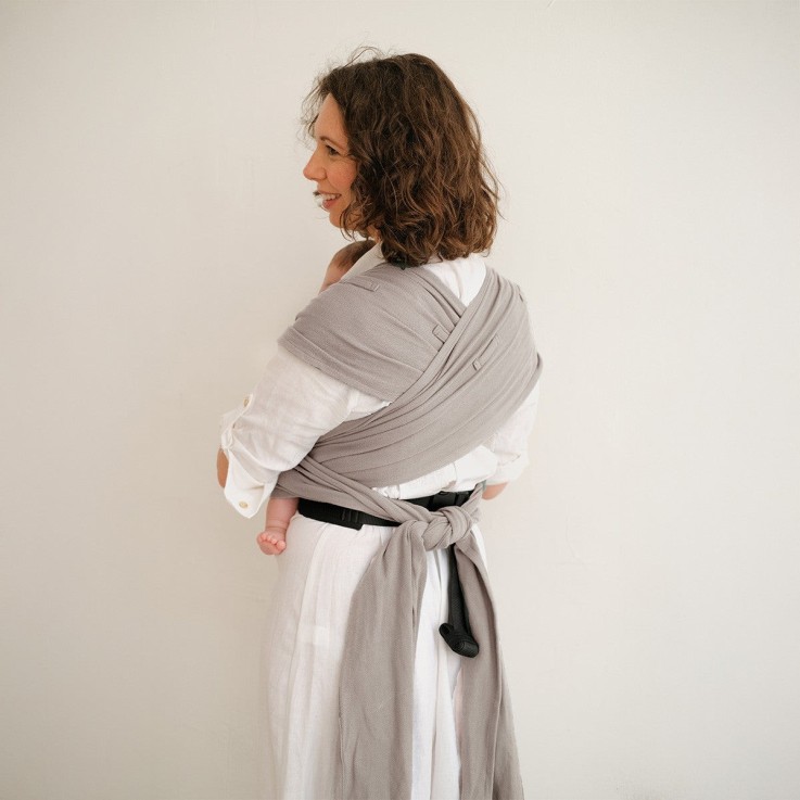 Porte-bébé P'tit Evo Coton Bio plume