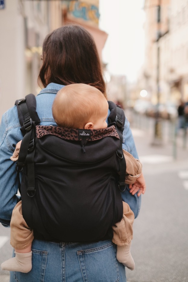 Porte-bébé Néo Plus Coton Bio léopard