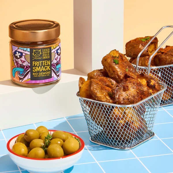 Claques à frites - Mélange d'épices bio pour frites & co - Pot de 100g