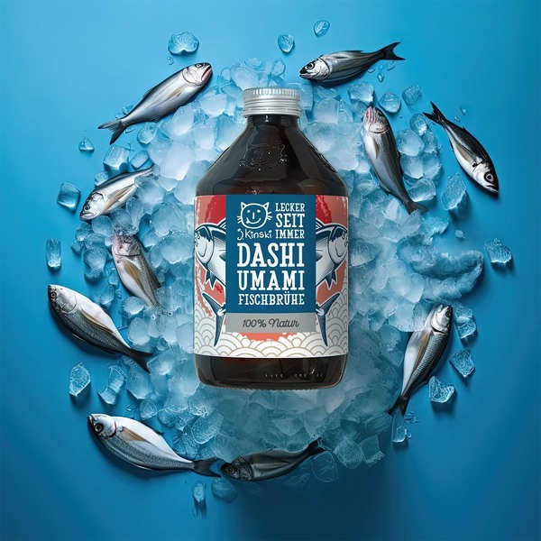 Bouillon de poisson Dashi Umami - Bouteille de 525ml