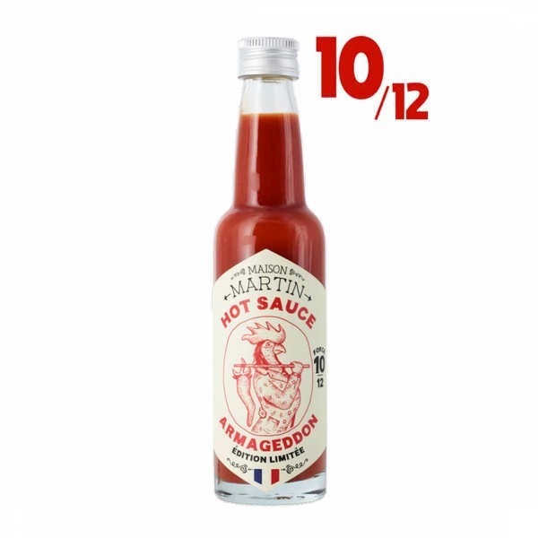 Sauce piment pur cru ARMAGEDDON 10/12 - Bouteille de 100ml