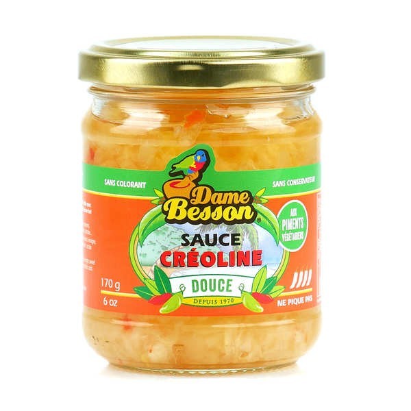 Sauce créoline de Guadeloupe - Douce - Pot de 170g