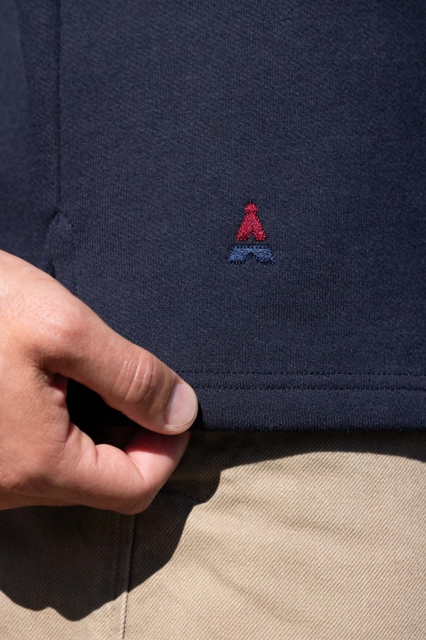 Sweat Ski Set bleu marine Coton Bio