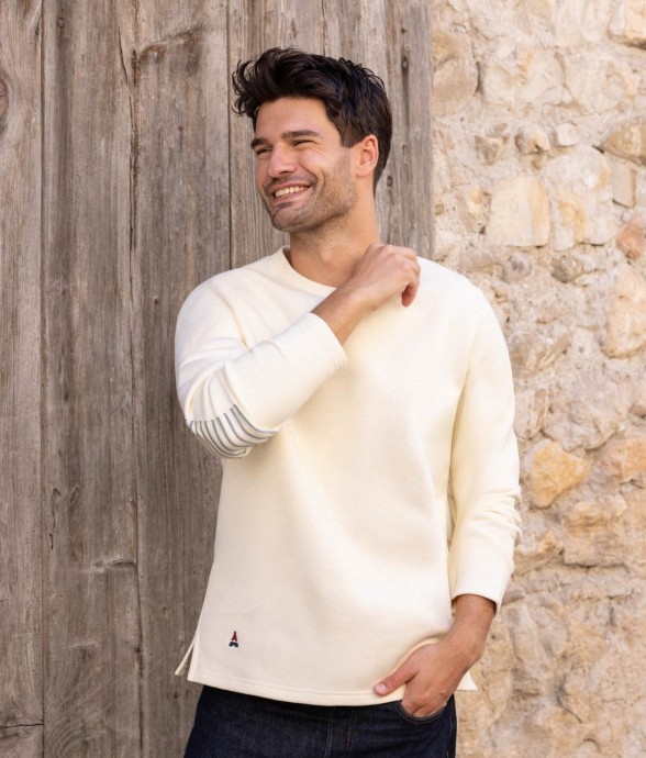 Sweat beige Gustave Coton Bio