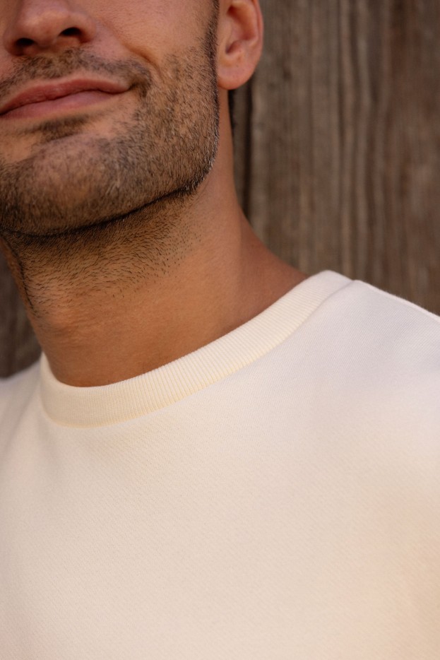Sweat beige Gustave Coton Bio