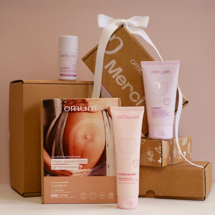 Coffret cadeau Mes Essentiels grossesse kit femme enceinte et future maman