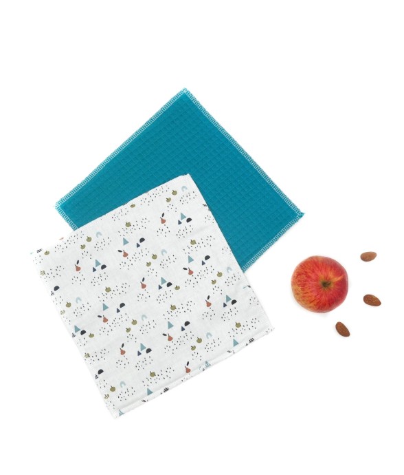 Essuie-tout lavable doublé...