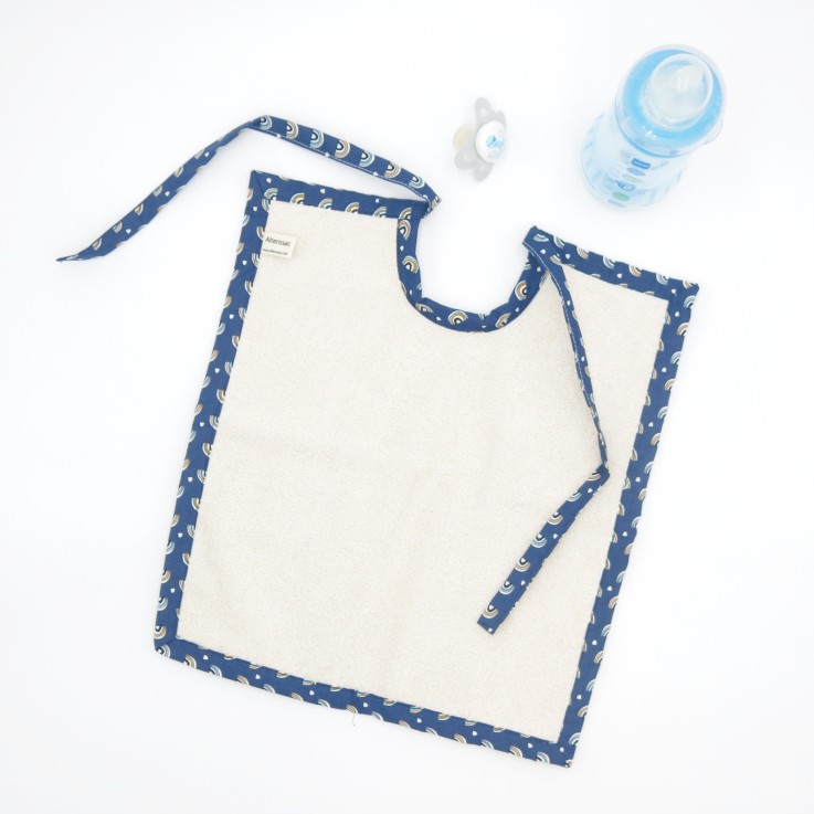 Bavoir en éponge de Coton Bio