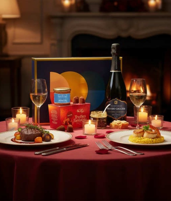 Coffret gourmand Champagne...