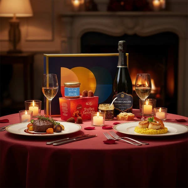 Coffret gourmand Champagne & Co
