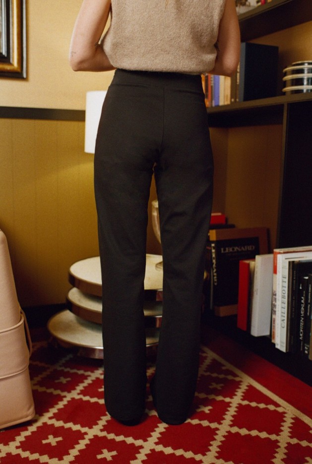 Pantalon Noir Margaux de Fouchier x Nénés Coton Bio
