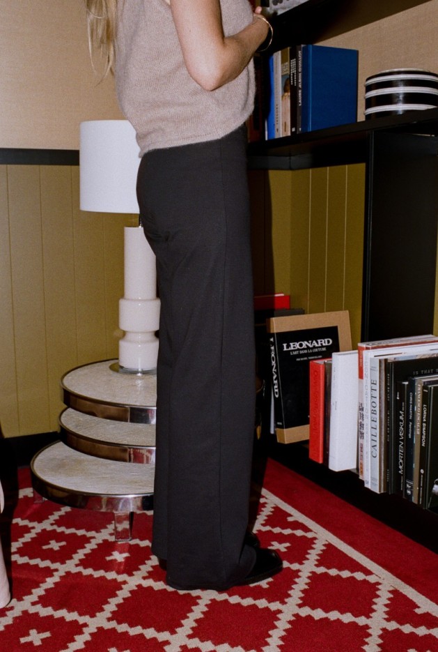 Pantalon Noir Margaux de Fouchier x Nénés Coton Bio