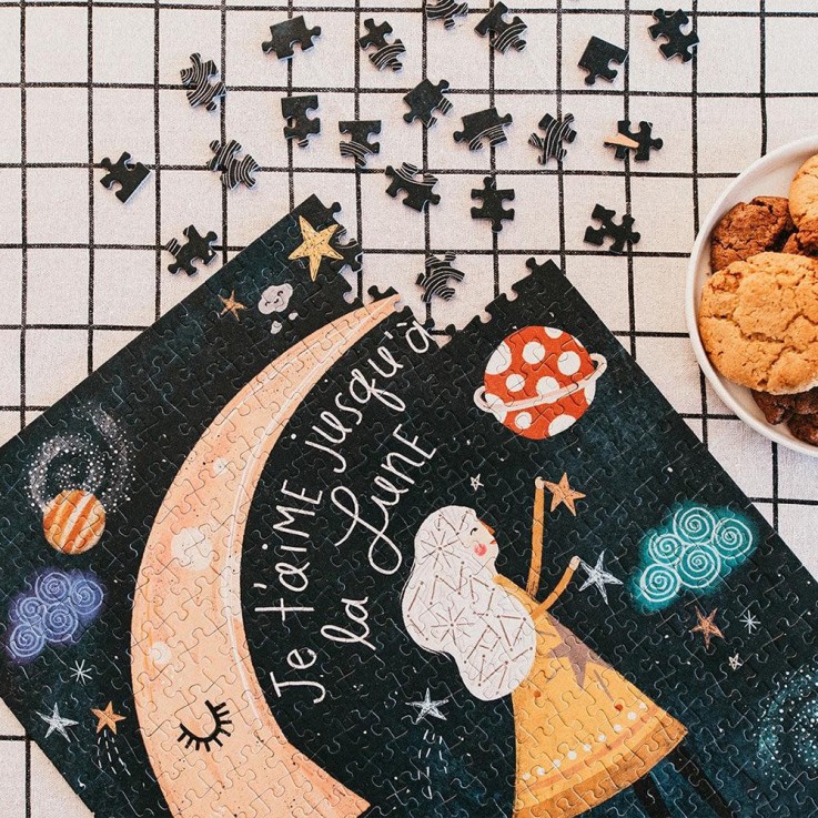 Puzzle 500 pièces La lune