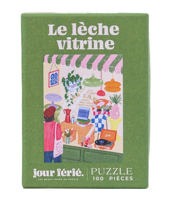 Mini puzzle Le lèche vitrine