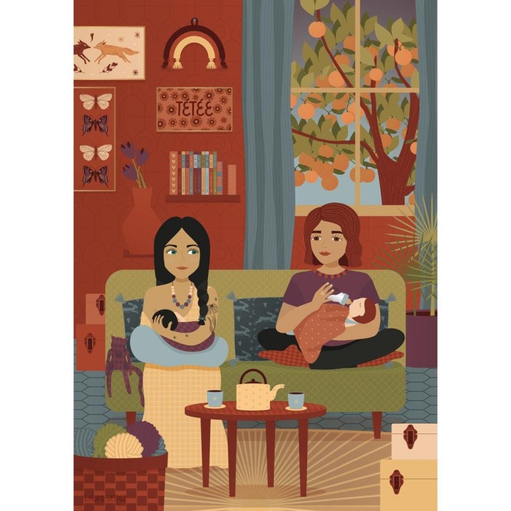 Puzzle 1000 pièces Tétée