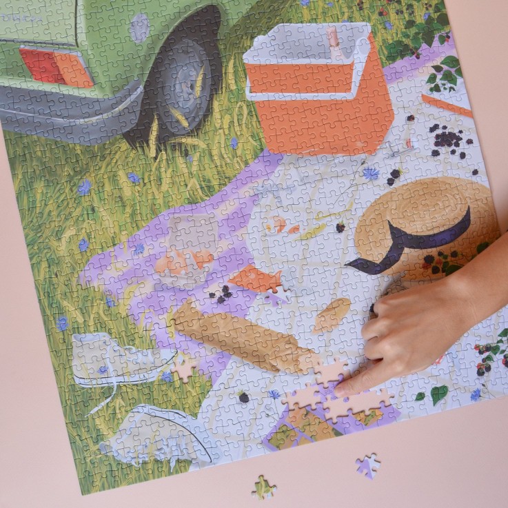 Puzzle 1000 pièces Le casse croute