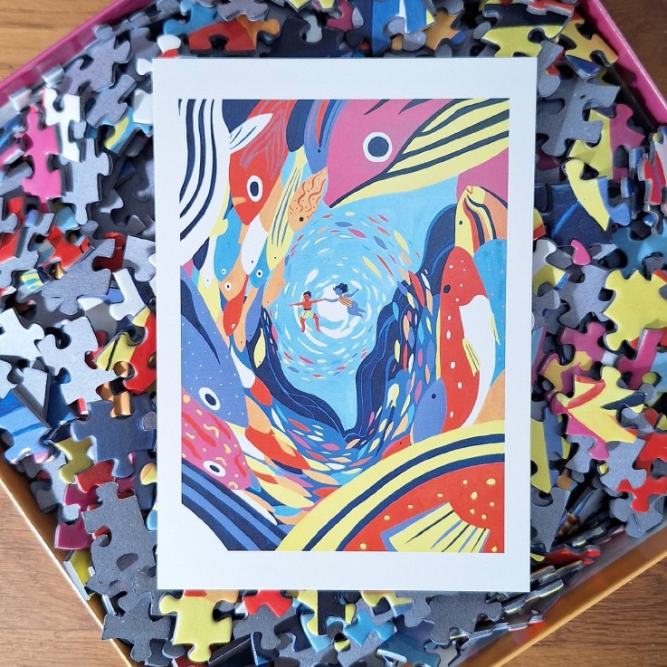 Puzzle 1000 pièces Ballet aquatique