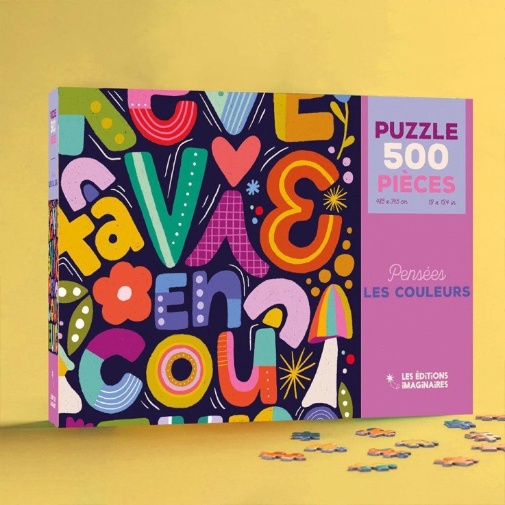 Puzzle 500 pièces Les couleurs