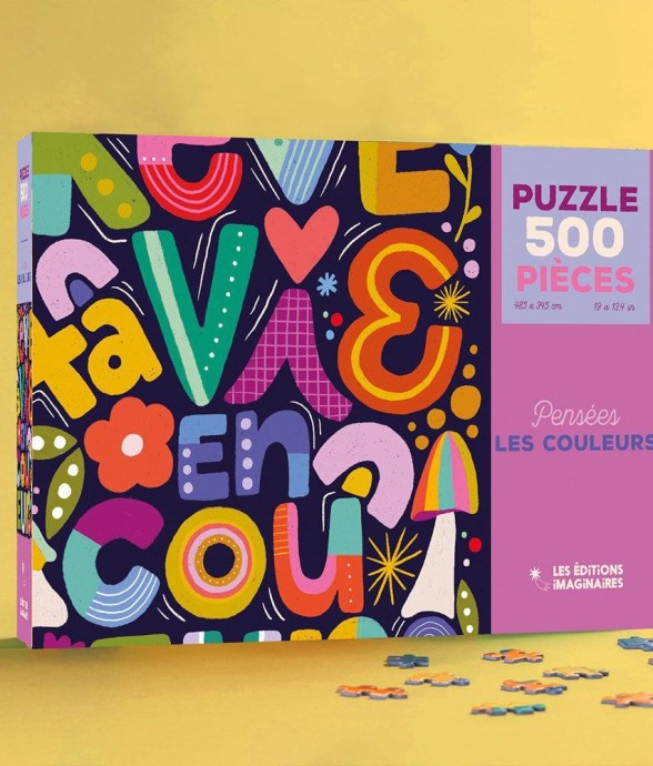 Puzzle 500 pièces Les couleurs