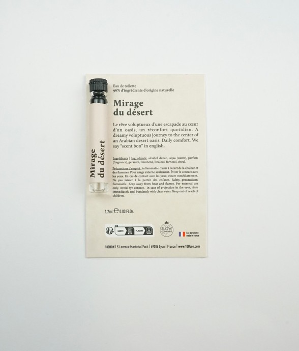 Eau de parfum naturelle...