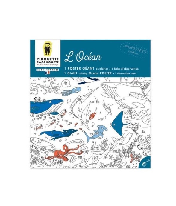 Mes posters à colorier océans