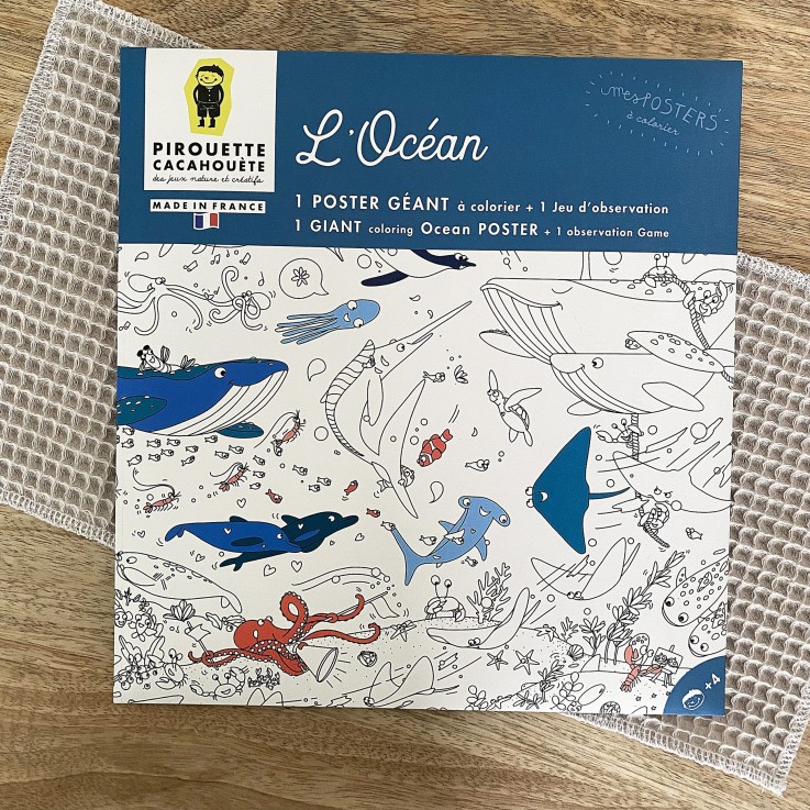 Mes posters à colorier océans