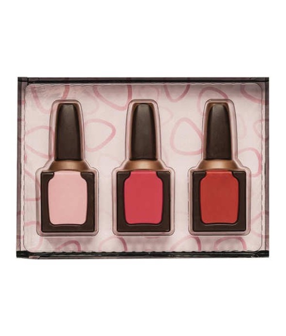 Vernis à ongles en chocolat...