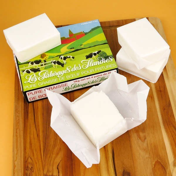 Pure graisse de boeuf pour fritures - Etui de 1kg