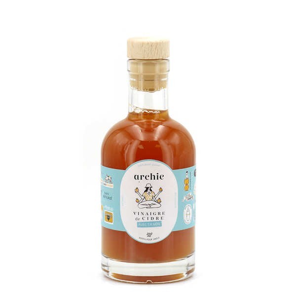 Vinaigre de cidre bio et sa mère - Bouteille de 20cl