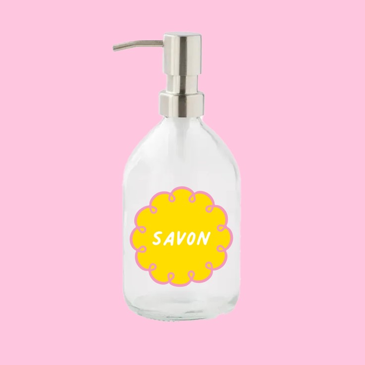 Étiquettes pour distributeur de savon – Organisation cuisine & salle de bain