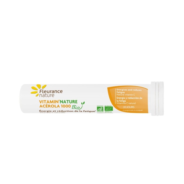 Vitamin'nature, acérola vitalité (20 comprimés) Bio