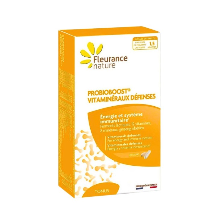 Probioboost® vitaminéraux défenses (28 comprimes et 28 gélules)
