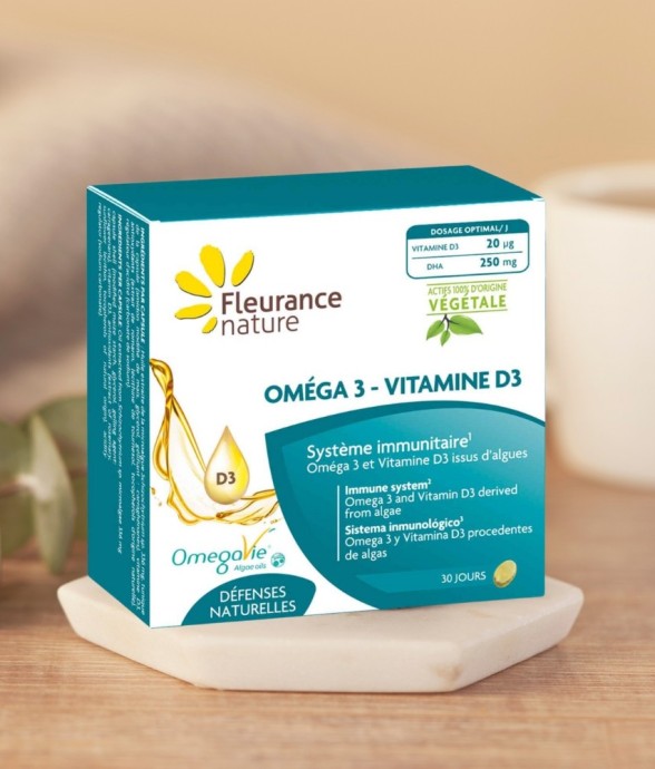 Oméga 3, Vitamine D3...