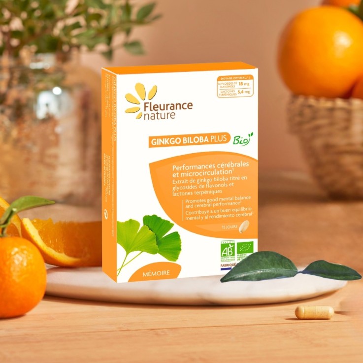 Ginkgo biloba plus vitalité (30 comprimés) Bio