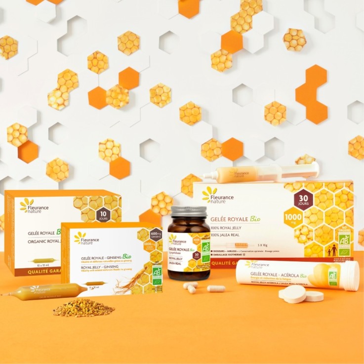 Gelée royale lyophilisée vitalité (30 gélules) Bio