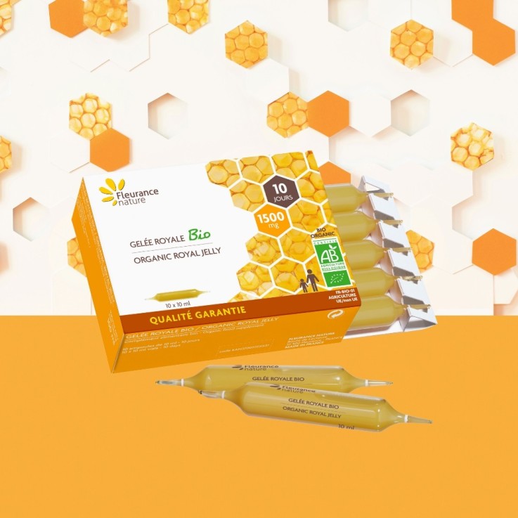 Gelée royale vitalité (10 ampoules) Bio