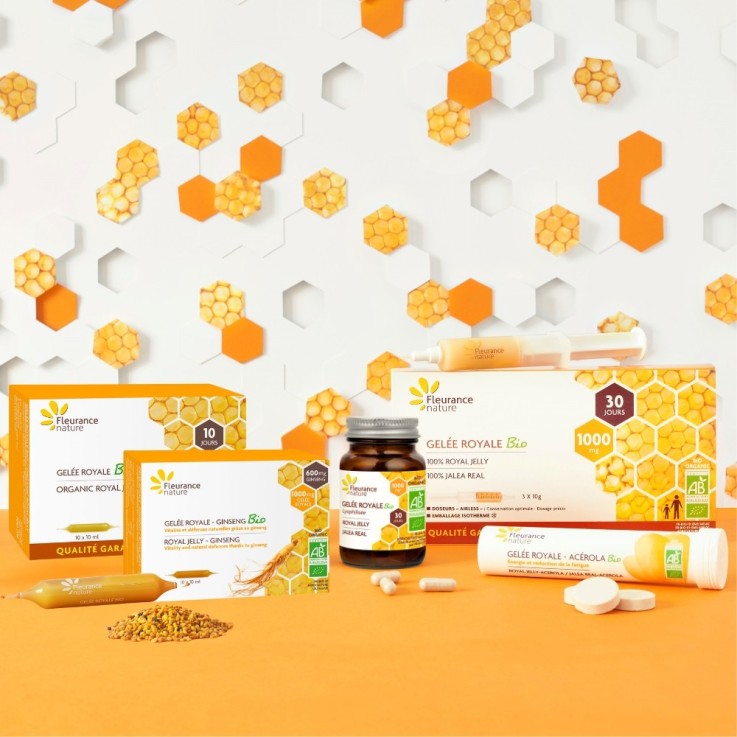 Gelée royale vitalité (10 ampoules) Bio